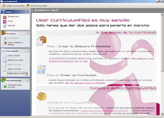 Activar Licencia Curriculum Facil Gratis