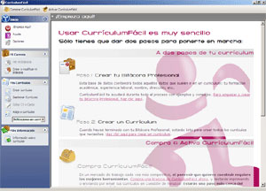 Página de Inicio de CurrículumFácil